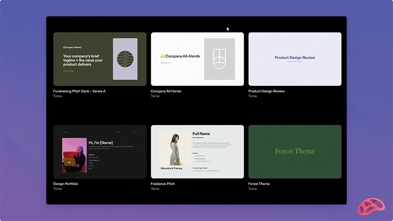 مدل هوش مصنوعی Tome AI