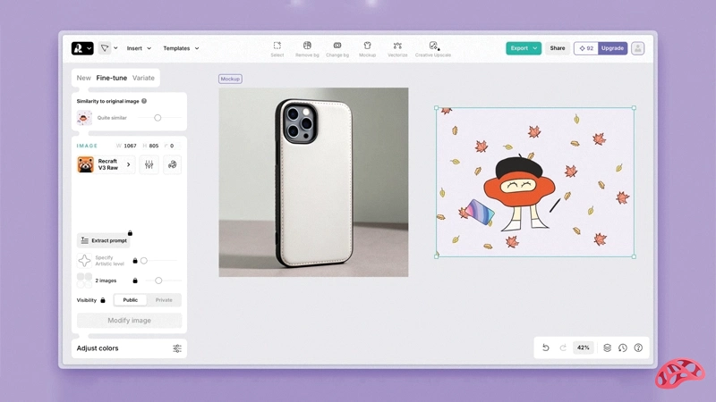 ابزار هوش مصنوعی تولید تصویر Recraft AI