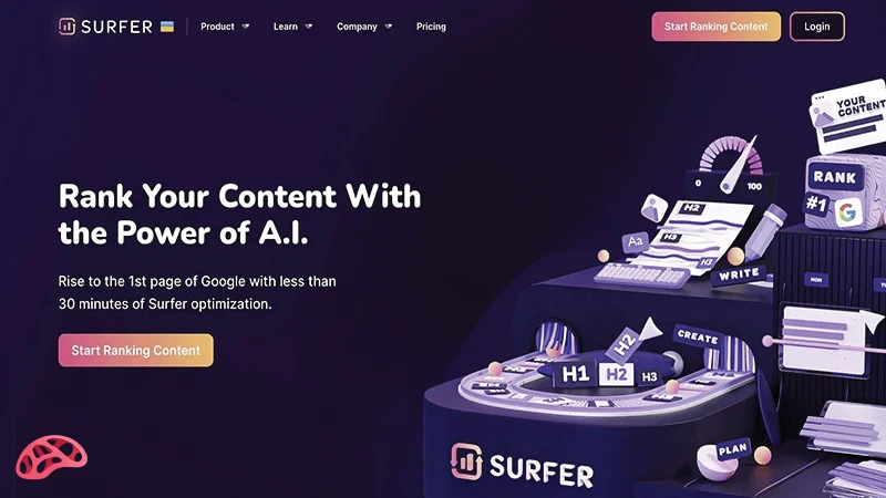 ابزار Surfer SEO