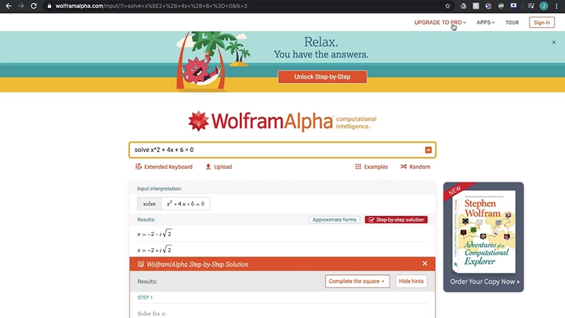 ابزار هوش مصنوعی Wolfram Alpha