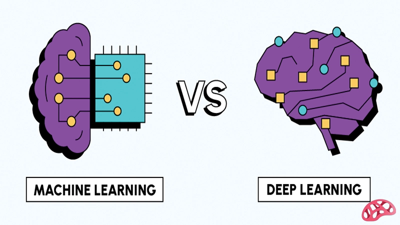 تفاوت یادگیری ماشین و یادگیری عمیق