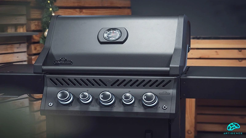 grill device with AI